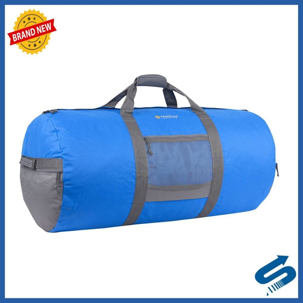 Large Utility Duffel Bag Durable Water-Resistant Travel Gym Sports Gear